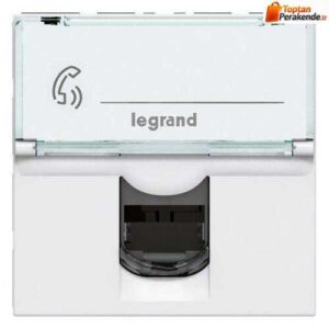 Legrand-Telefon-Prizi-RJ11-4-Kontak-2-Modul-Beyaz.jpg Legrand Telefon Prizi - RJ11 - 4 Kontak - 2 Modül - Beyaz